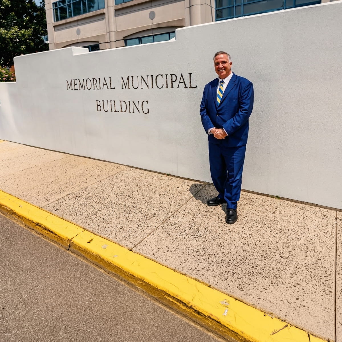 New Jersey defense attorney Stephen Jones at the Woodbridge Municipal Courthouse