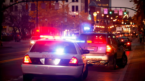 New Jersey police traffic stop involving a suspected DUI or DWI driver